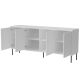 2. Chest of drawers 4D ABI 200x45x88 white matt