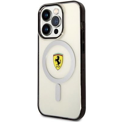 2. Ferrari FEHMP14XURKT iPhone 14 Pro Max 6.7" clear/transparent hardcase Outline Magsafe
