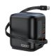 4. Acefast Z10 GaN 100W 3xUSB Desktop Charger with Retractable USB-C Cable and TFT Display - Black