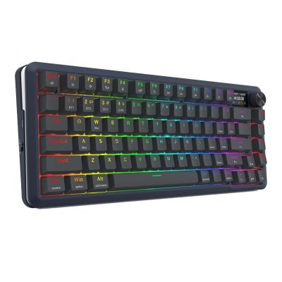 6. REDRAGON K708-RGB-PRO FLEKACT Keyboard USB + RF Wireless + Bluetooth Black
