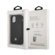8. BMW Leather Perforate Case for iPhone 12 Pro Max - Black