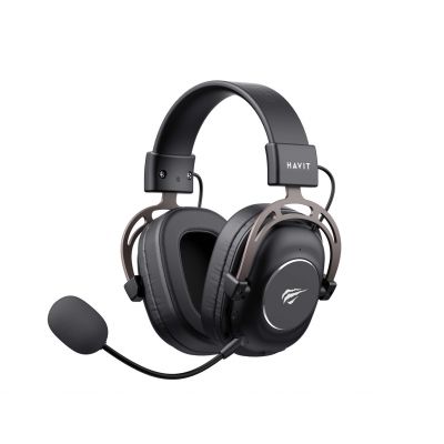 4. Havit 2.4G H2002YG Gaming Headphones (Black-Ochre)