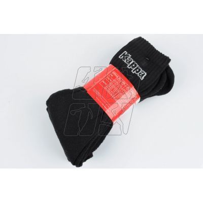 6. Black Kappa long socks 34113IW 901