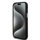 5. DKNY Liquid Silicone Small Metal Logo MagSafe Case for iPhone 15 Plus / 14 Plus - Black
