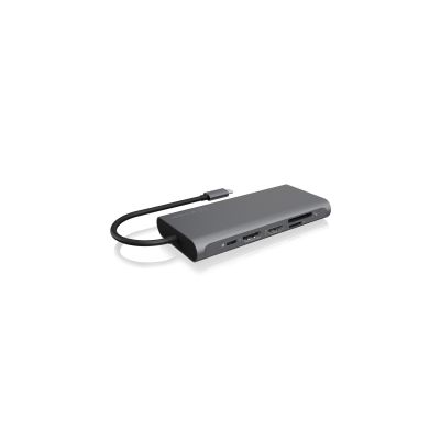 3. ICY BOX IB-DK4050-CPD Wired USB 3.2 Gen 1 (3.1 Gen 1) Type-C Anthracite