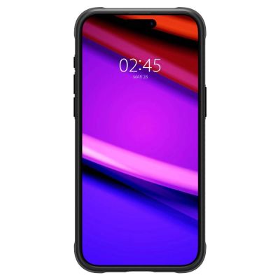 3. Spigen Rugged Armor Mag Case with MagSafe for iPhone 15 Pro Max - Matte Black