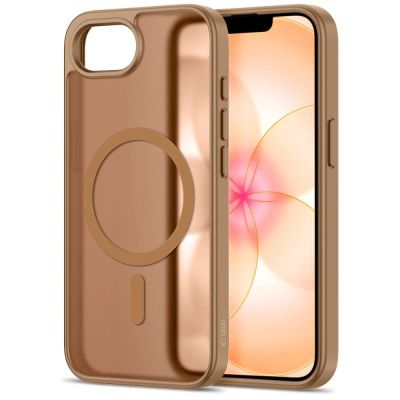 2. Tech-Protect BasicMag MagSafe Case for iPhone 16e / 17e - Brown