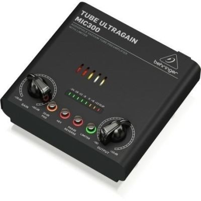 6. Behringer MIC300 audio amplifier