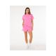 3. RIP CURL Surf Puff Party Pack Relaxed Pink Women's T-Shirt