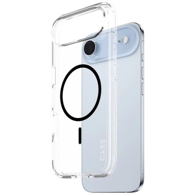 2. CARE by PanzerGlass Flagship Urban Explorer Case w. Black MagSafe for iPhone Air - Transparent
