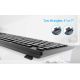 10. GEMBIRD WIRELESS KEYBOARD + MOUSE DUAL MODE SET, 2.4 GHZ + BT, SLIM, US LAYOUT, BLACK