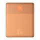3. Baseus Blade2 12000mAh 65W Powerbank with Digital Display (with Baseus Mini White Series USB-C - USB-C 100W (20V/5A) 50cm White Cable) - Orange