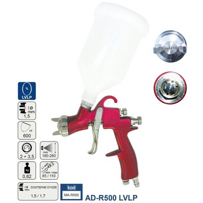 ADLER LVLP SPRAY GUN 1.5mm AD-R500