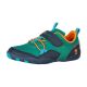 Trollkids Skaland Barefoot Hiker Shoes in Sea Green/Madeire Blue/Sahara Sunset