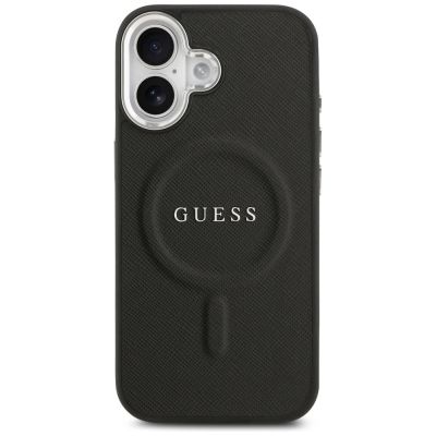 3. Guess Classic Logo MagSafe Case for iPhone 17 - Black