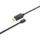 3. UNITEK CABLE MINIDISPLAYPORT/DISPLAYPORT M/M 2M, Y-C611BK