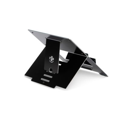 4. Riser Flexible Laptop Stand – adjustable – black – Black – 25.4 cm (10 inches) – 55.9 cm (22 inches) – aluminium – 5 kg – 135–220 mm