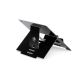 4. Riser Flexible Laptop Stand – adjustable – black – Black – 25.4 cm (10 inches) – 55.9 cm (22 inches) – aluminium – 5 kg – 135–220 mm