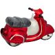3. GLASS MOULDED ORNAMENT MOTORBIKE SASKA GIFT & DECOR