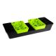 5. ZIPRO 5901793678603 Aerobic Step Black, Light Green 250 kg Adjustable Height