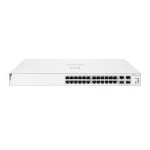 HPE Aruba Networking Instant On Switch 24p Gigabit CL4 PoE 4p SFP+ 370W 1930 Managed L2/L3/L4 Gigabit Ethernet (10/100/1000) PoE Support 1U White