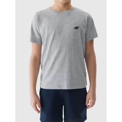 Plain cotton T-shirt for a boy 4F Junior
