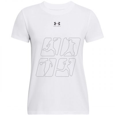 Under Armour Rival Core SS W 1383648 100 T-Shirt