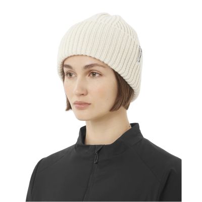 2. Salomon Snowbird Beanie LC2629600 White OSFA