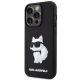 2. Karl Lagerfeld KLHCP14X3DRKHNK iPhone 14 Pro Max 6.7" black/black hardcase Rubber Choupette 3D