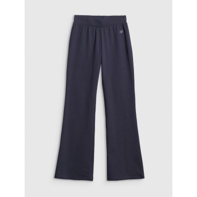 8. Girls' sweatpants with flared legs 4F 4FJRSS26TTIGF327-31S