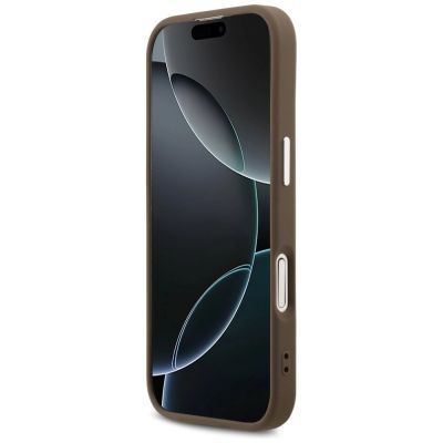 5. Guess 4G Big 4G Classic Logo case for iPhone 17 - brown and silver