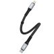 2. Dudao L10P Lightning - USB-C PD 20W cable 0.23m - black