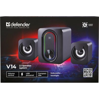 8. Defender Computer Speakers V14 2.1 Bluetooth 11W USB 65314
