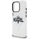 6. Karl Lagerfeld IML Karl Sketch Logo MagSafe Case for iPhone 16 Pro - Clear