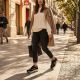 12. Women's leather shoes, sneakers, black Filippo DP7772