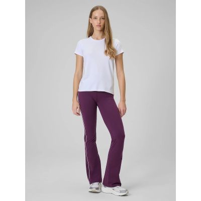 6. Women's slim plain T-shirt 4F 4FRAW25TTSHF3623-10S