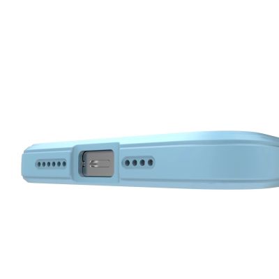 3. Magic Shield Case case for iPhone 14 Plus flexible armored case light blue