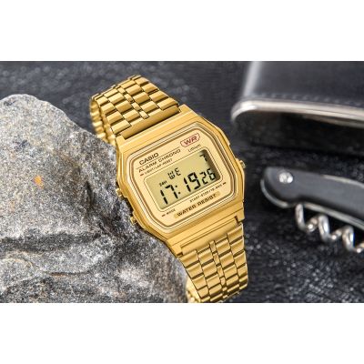 5. CASIO Vintage A158WETG-9AEF watch + BOX