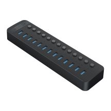 Orico CT2U3-13AB 13x USB-A 3.0 Hub with Switches - Black