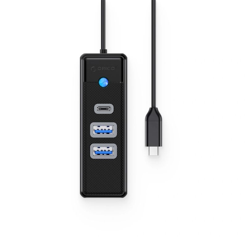 2. Orico PWC2U-C3 3-port USB hub 2x USB-A 3.0 1x USB-C 3.0 1 m - black