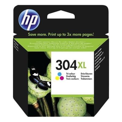9. HP Original Tri-Color Ink Cartridge 304XL