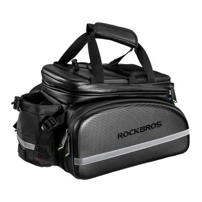 2. Rockbros A6-6 bicycle bag for trunk, 35 l, with fold-out pockets - black