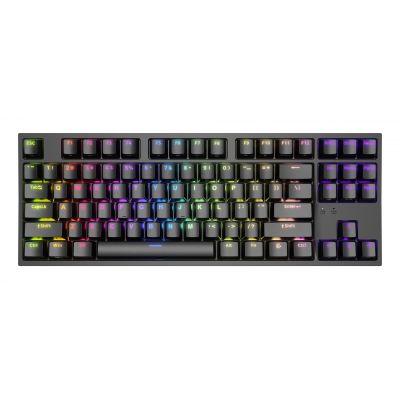 5. GENESIS THOR 404 TKL US GAMING KEYBOARD RGB BACKLIGHT MECHANICAL BLACK KAILH BOX BROWN