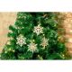 23. SNOWFLAKE BAUBLE PENDANT 2 PCS PATTERN 12 ARMS