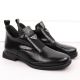 2. Women’s black crocodile-effect patent leather ankle boots with decorative detail, Filippo DBT6425
