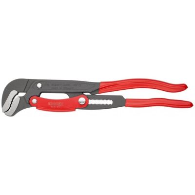 Adjustable pipe wrench with S-type jaws, length 420mm