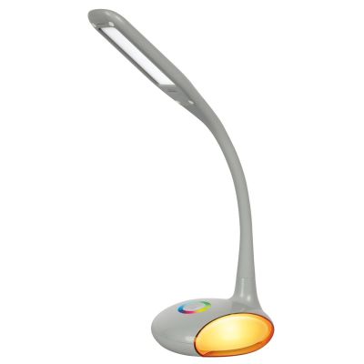 5. Modern multi-color RGB LED desk lamp Activejet VENUS RGB gray with night light function