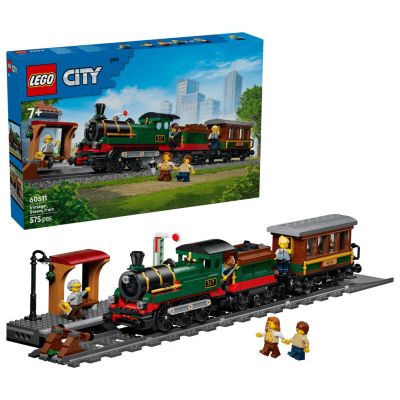 5. LEGO City 60511 - Retro Train with Steam Locomotive