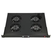 Fan panel 19" Extralink EX.14718 4 fans, for free-standing cabinets, with thermostat