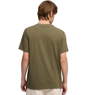 4. Puma Men's ESS Small No. 1 Logo Tee(s) Olive 682535 81